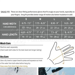 Gants imperméables à l'eau Gants imperméables imprimés avec logo personnalisé Gants imperméables de service OEM - Product Image 6