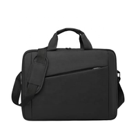 Grand sac fourre-tout en toile de polyester de 15.6 pouces, 17 pouces, 19 pouces, porte-documents de style simple pour hommes, sac de messager pour ordinateur portable et bureau