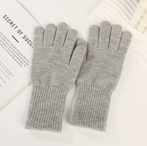 Gants d'hiver créatifs et tendance pour hommes et femmes, gants de <span class=keywords><strong>cyclisme</strong></span> tricotés, gants chauds rembourrés anti-froid à doigts séparés - Product Image 3