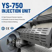 Yangxin Horizontale 750 Ton Industriële Servo Hydraulische Hoge-snelheid Elektrische Spuitgietmachine voor Plastic Fruitkratten