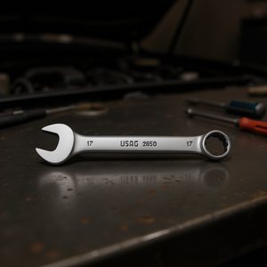 ประแจอเนกประสงค์ Usag 2850 ขนาด 17 มม. แบบปากเปิดและปากแหวน สำหรับซ่อมแซมยานยนต์ - Product Image 3