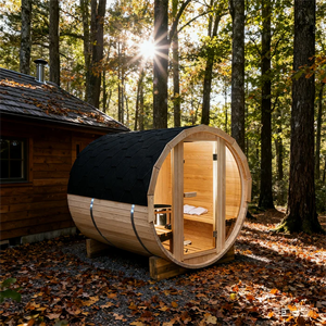 Sauna en bois de cèdre rouge de qualité supérieure, sauna extérieur pour la maison, cabine de sauna avec certificat CE/ETL pour hôtel et <span class=keywords><strong>spa</strong></span> privé - Product Image 1