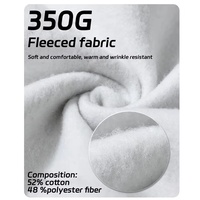 Sweat-shirts pour hommes à impression personnalisée, coton lourd, sweat-shirt décontracté surdimensionné, logo en relief, personnalisé, 500 g/m², 400 g/m², 350 g/m², sweat-shirts unisexes
