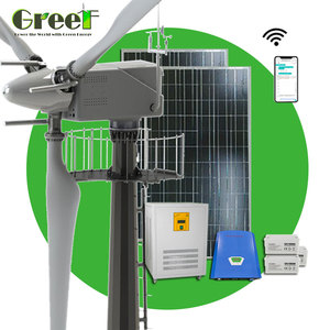 Système éolien hybride direct usine de 5 kW à 30 kW, triphasé, à contrôle de pas, puissance de 10 kW pour usage domestique - Product Image 3