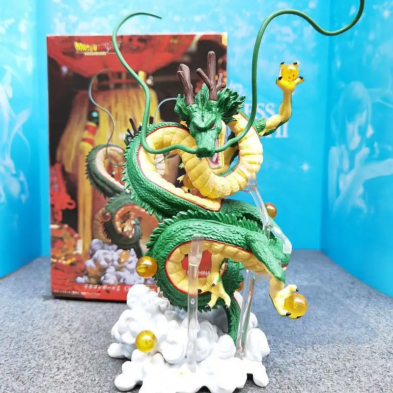 AL Novos produtos anime GK DBZ Shenlong figura de ação PVC Shenron Figma PVC DragonBall bola 4.3 cm conjunto caixa
