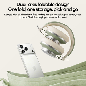 Auriculares Inalámbricos Activos con Controlador de 40 mm, 42 Horas de Batería, Almohadillas de Cuero Proteico, Bloquean el Ruido Exterior - Product Image 6