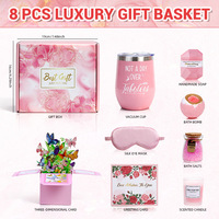 Coffret de soins personnels LANJO, cadeau d'anniversaire, panier cadeau d'amitié, ensemble pour maman, grand-mère, épouse, petite amie, meilleure amie, sœur, elle, fait main