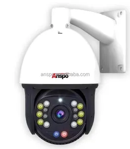 Kamera CCTV, kubah Zoom warna penuh 18X 30X, 5mp 8mp IP pengawasan keamanan luar ruangan, kamera PTZ kecepatan tinggi