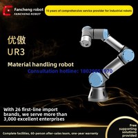 Robot Kolaboratif Universal Robots UR3 3 kg Payload Compact 500 Mm-reach Teaching Platform 6-axis untuk Pemuatan dan Pembongkaran dari Tiongkok