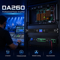 Amplificateur numérique 600W double canal 4 ohms avec écran LCD et audio haute résolution pour système de sonorisation DJ et subwoofer à montage en rack