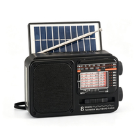 Radio Linterna Solar Inalámbrica Multibanda para Exteriores y Hogar, Gran Venta