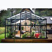 Chapiteau en aluminium Mur de verre Tentes temporaires de luxe pour événements pour 100 personnes Tente extérieure 10X10 en verre