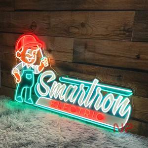 Insegna Luminosa LED Stampata UV in Acrilico Decorazione da Parete Joker Design LED per Arredamento Negozio - Product Image 6