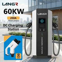 Nouvelle borne de recharge DC pour véhicules électriques de 60 kW avec refroidissement liquide et protection IP55 pour solution EV intelligente à la station-service