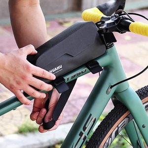 Bolsa Magnética para Tubo Superior de Bicicleta HUAHU, Impermeable, Resistente al Viento, Gran Capacidad, para Bicicleta de Montaña o Carretera - Product Image 1