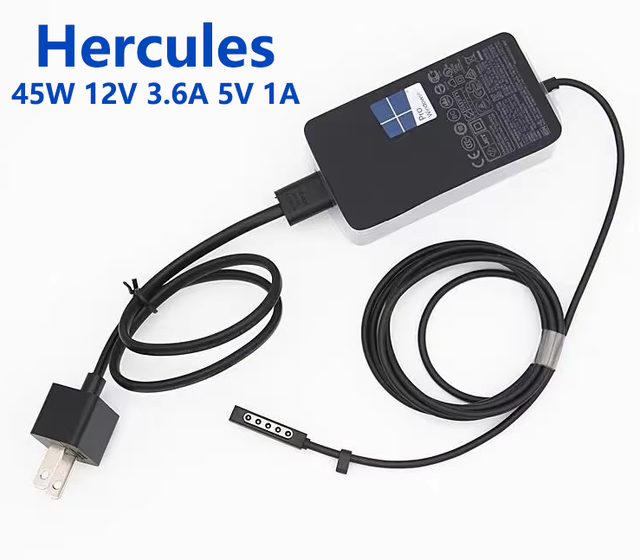 Laptop Charger/Power Supply 1536 1601 1631 for Microsoft Surface 45W 12V 3.6A 5V 1A Surface Pro 1/2 Laptop Adapter
