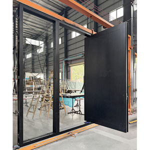 Portes pivotantes d'entrée en acier inoxydable aluminium de sécurité anti-effraction intérieur extérieur de style moderne <span class=keywords><strong>Prix</strong></span> de la <span class=keywords><strong>porte</strong></span> <span class=keywords><strong>blindée</strong></span> - Product Image 6