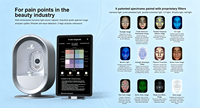 Analyseur de peau du visage, machine d'analyse cutanée, analyseur de peau du visage avec recommandations de produits
