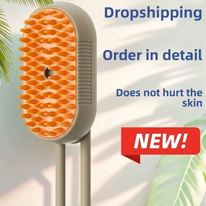 Venta al por mayor, peine en aerosol para mascotas, cepillo de limpieza para masajes para gatos y perros, suministros para mascotas - Product Image 6