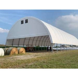 Tente conteneur en PVC robuste |   Imperméable et résistant aux UV |   Pour chantier de construction/stockage extérieur |   Installation rapide - Product Image 5