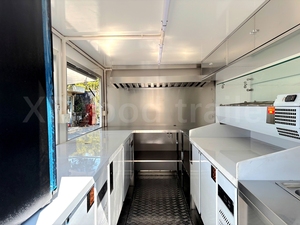 Camions et remorques mobiles commerciaux pour café, pizza et restauration, avec cuisine complète et four à gaz au bois, à vendre - Product Image 3