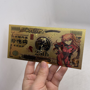 5 款设计日本卡通福音传道阿什卡·伊娃动漫金币 25 周年纪念礼物和收藏卡 - Product Image 2