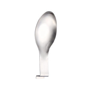 Juego de cucharas de acero inoxidable, 3 uds., utensilios de cocina de forma irregular de color sólido para servir y cocinar - Product Image 4