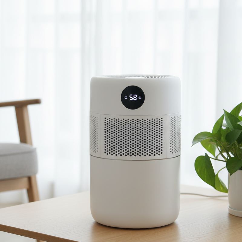 Smart Home Electric Evaporative Humidifier Humidistat Mist Free Plastic App-Controlled 1 Year Warranty 4.5L Hotel Household