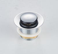 Vanne de vidange professionnelle en laiton pour lavabo, type Click Clack, avec système Push Pop-up, pour salle de bain et égouts