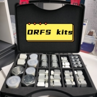 Kit d'adaptateurs hydrauliques personnalisés en acier au carbone BSP, ORFS, JIC, avec bouchons mâles et femelles, et embouts de tuyaux