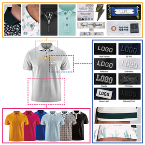 Polo de Golf Personalizado para Hombre, con Estampado Texturizado Azul, Manga Corta, Transpirable, Ropa Deportiva de Alto Rendimiento para Actividades al Aire Libre - Product Image 4
