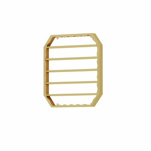 Modern Metal <b>Nail</b> Salon <b>Wall</b> Mounted Iron <b>Nail</b> Polish Storage Rack Gold Display - Product Image 5