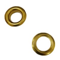 Oeillet rond personnalisé S1105 de haute qualité et à bas prix, oeillet en laiton d'accessoires de vêtement personnalisés