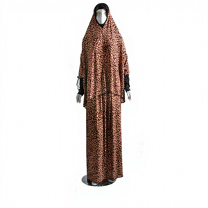 AW014 ABBAS Nuovo Design di Abito da Preghiera per Donne Musulmane in Poliestere Taglia Unica Indonesia Mukenah - Product Image 1