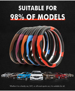 Housse de <span class=keywords><strong>volant</strong></span> de voiture personnalisable 38 cm, toucher agréable et tombé fluide, prix usine - Product Image 2