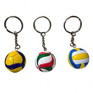 Llavero con Bola de Voleibol de 3.8CM, Adorno de PVC, Premio de Competición, Regalo Empresarial, Mini Llavero de Voleibol - Product Image 5