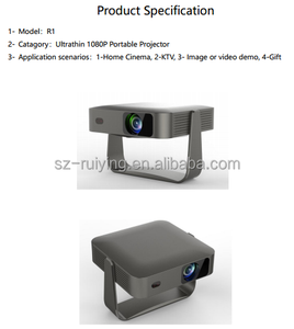 1080P Full HD Và 4K Giải Mã Thông Minh Mini Chiếu Với Android 13 Tự Động Lấy Nét Di Động Kín Thiết Kế Cho Video Độ Nét Cao - Product Image 6