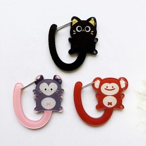 Porte-clés personnalisés en acrylique Felton, mignons porte-clés mousquetons en acrylique transparent avec impression et breloques pour téléphone - Product Image 4