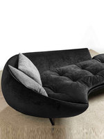 Canapé d'angle incurvé de luxe léger pour petit appartement, salon, loisirs, mode, tissu haut de gamme, magasin de vêtements