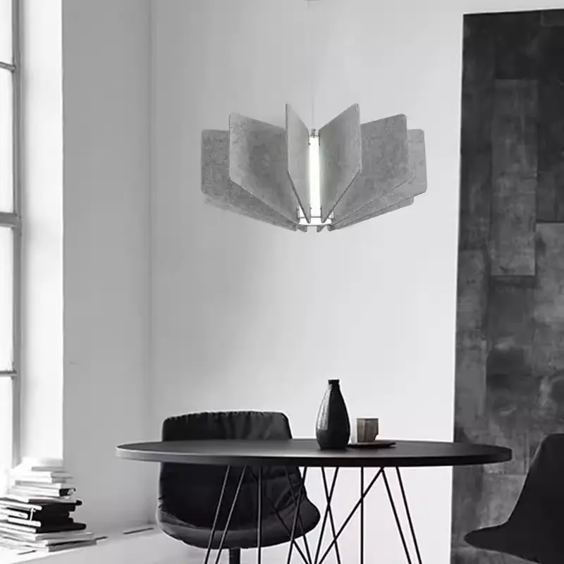 Groothandel Vilt Moderne Designer Stijl Hanglamp Voor Restaurant Eetkamer Decoratieve Hanglampen Nordic Led Hanglamp
