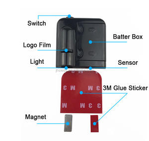 Lumières de bienvenue 3D pour voiture, projecteur laser fantôme LED pour porte de voiture, lumières de bienvenue sans fil, lumières décoratives pour voiture universelle - Product Image 2
