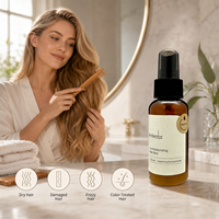 Sampo Perawatan Rambut Tipis Merek Khusus, Penguatan Akar, Penghalus, Rambut Keriting Mengembang, Perawatan Minyak Tea Tree, Pria Wanita, Kemasan Khusus