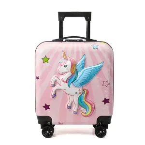 Fabrik preis 18 Zoll Akzeptieren Sie Custom ized Logo Kinder tragen Gepäck für Boy Girl Travelling