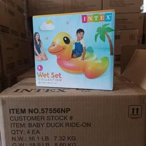 Tại Chỗ Bán buôn nước giải trí nổi Inflatable nổi hàng nhỏ màu vàng vịt đi xe - Product Image 2