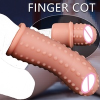 Manchon vibrant pour doigt, produit pour adultes, vibration, rechargeable par USB, jouet sexuel féminin, manchon vibrant pour doigt LM-E709