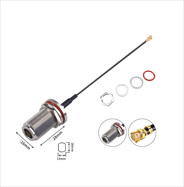 to N Female Connector Cable RF Adapter Pigtail for WiFi GSM 3G 4G GPS Module Antenna Extension