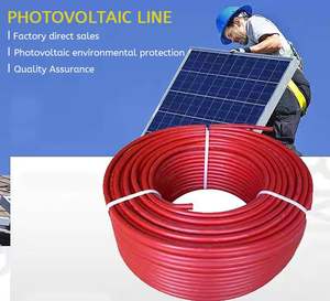 Xlpo इन्सुलेशन pv सौर केबल 1000v 1500v 4m2 6 मिमी 10 मिमी पावर pvc शेथ डीसी केबल सौर केबल प्रमाण पत्र - Product Image 5