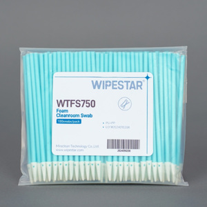 Hisopos de Esponja Puntiagudos WIPESTAR, Palitos de Limpieza Industriales <span class=keywords><strong>con</strong></span> Punta de Espuma, 100 Unidades, Hisopos para Cuartos Limpios, Componentes Electrónicos Sensibles, ROHS - Product Image 2