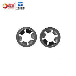 Tùy chỉnh cường độ cao mùa xuân thép cơ khí kẽm mạ đen Metric vòng trục Push-on mùa Xuân máy giặt sao khóa máy giặt - Product Image 5