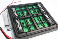 Solución de pantalla LED para exteriores de acceso frontal 320x320mm P6.67 Panel SMD para un mantenimiento fácil y rápido